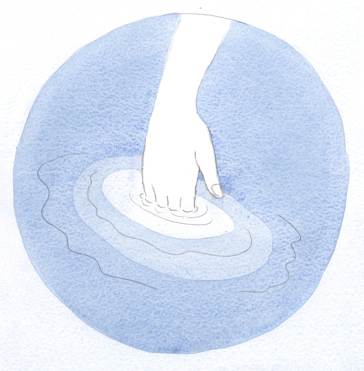 Así como una mano sumergida en agua tibia apenas siente el cambio, un alma llena de vida divina recibe a Cristo en una gloria pacífica y perpetua. de Elizabeth Wang