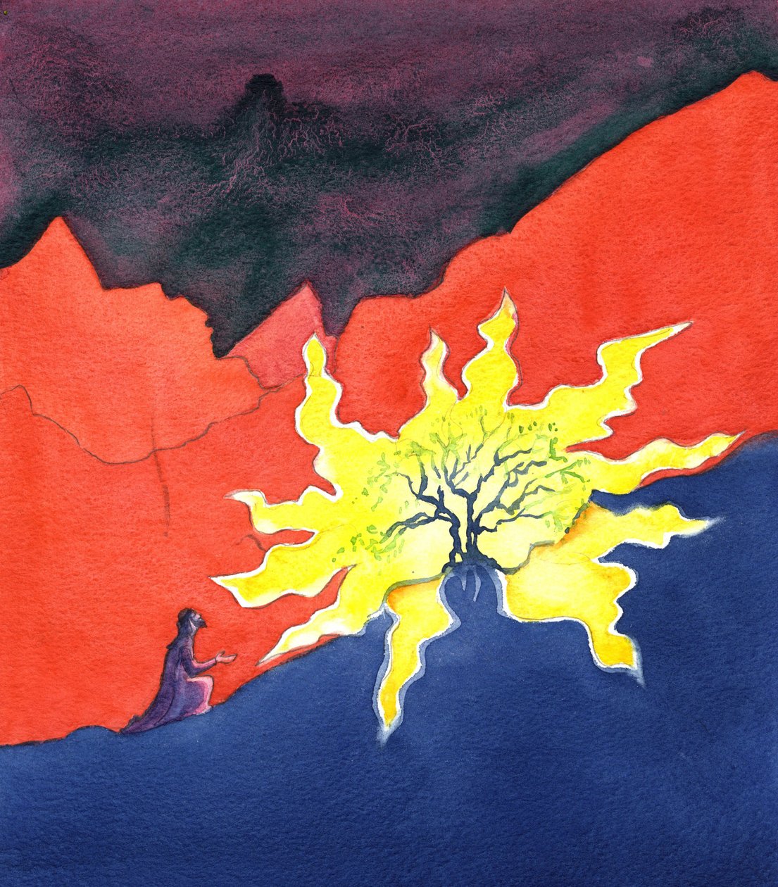 Moisés y la zarza ardiente, 2001 de Elizabeth Wang