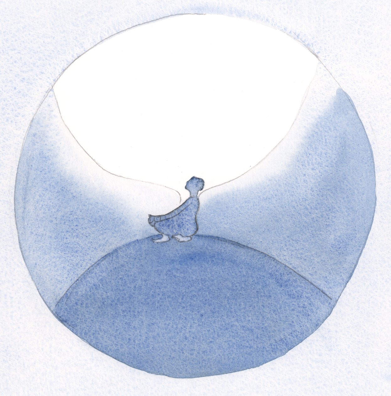 Una vez, sentado en oración, haciendo peticiones para mí y otros, parecía estar descansando medio en el Cielo, en completa paz. de Elizabeth Wang