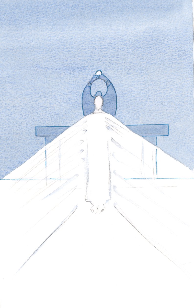 La belleza de Cristo es deslumbrante, mientras está aquí en silencio, Realmente Presente a su pueblo en oración. de Elizabeth Wang