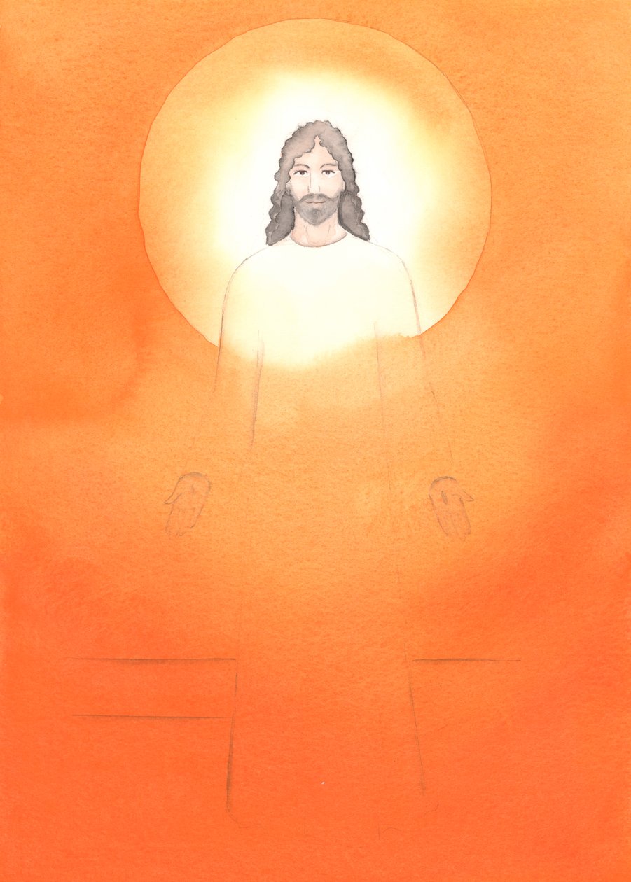 La pureza de Cristo provino de la pureza de su Inmaculada Madre; Él es verdadero Dios y hombre perfecto, 2002 de Elizabeth Wang