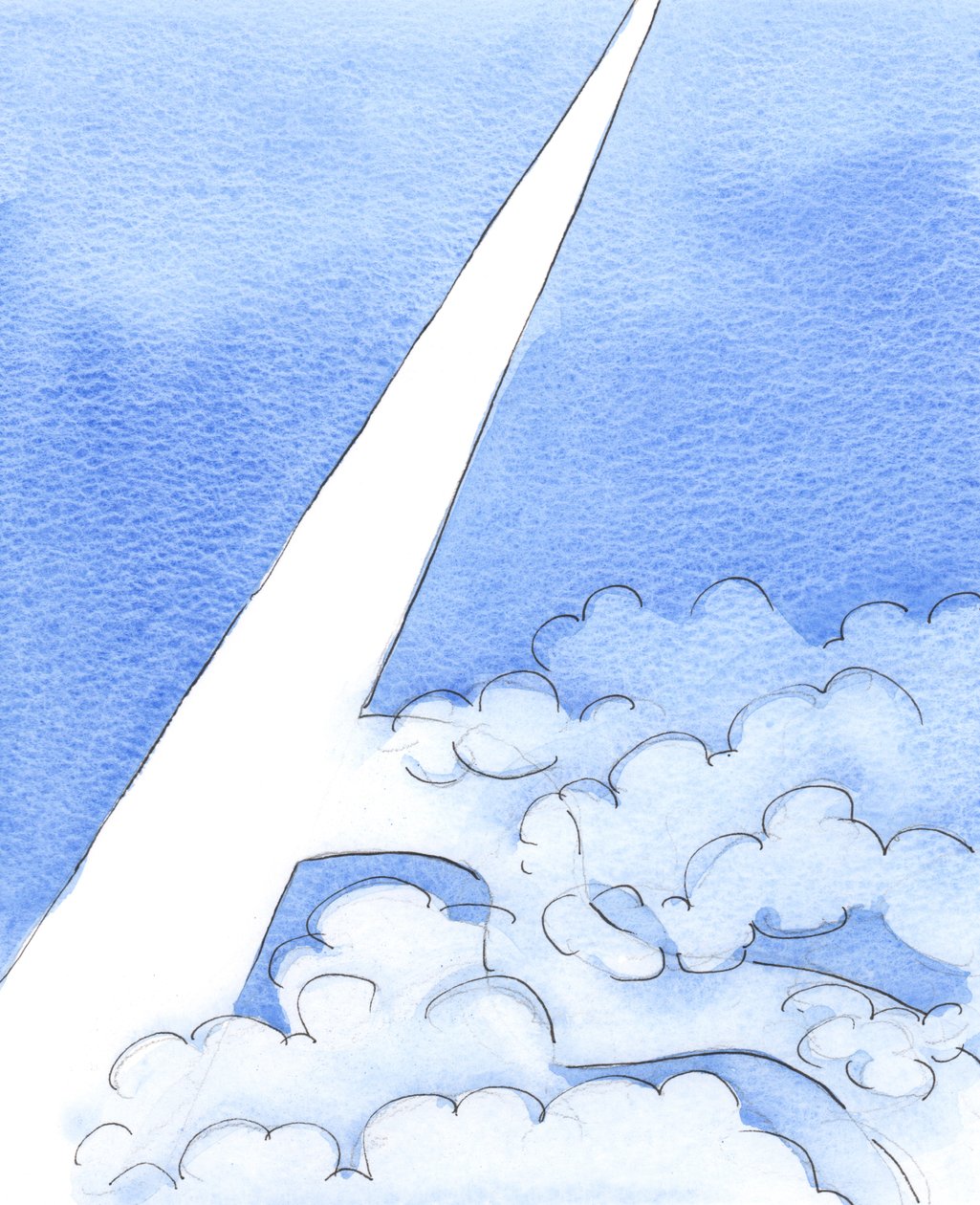 Hasta que encontremos el Camino estrecho que conduce directamente al Cielo, es como si estuviéramos vagando por un camino desconocido, en un área nublada, en la oscuridad de Elizabeth Wang