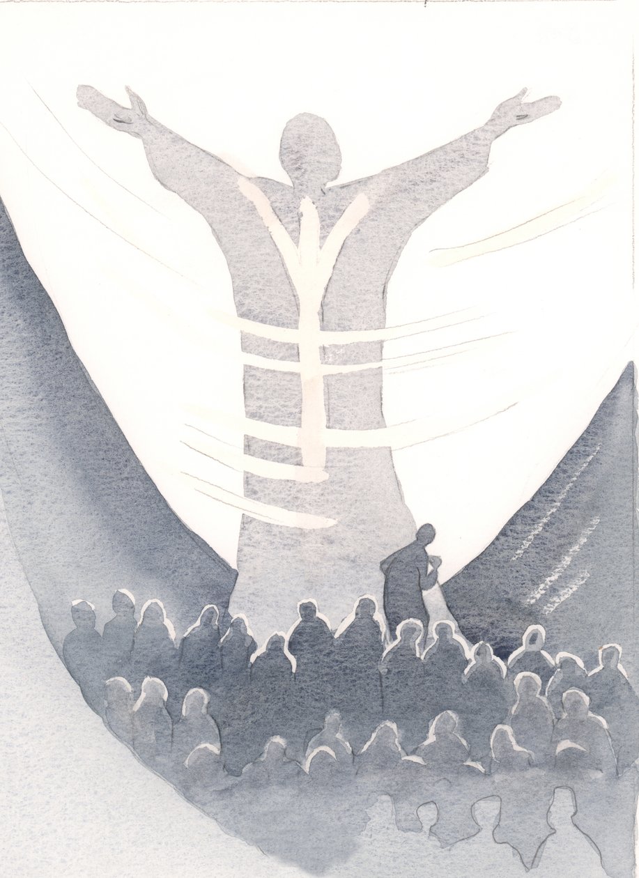 Podemos unir todas nuestras intenciones con la poderosa oración de Cristo en la Misa, escondiéndonos detrás de su manto, confiando en sus méritos. de Elizabeth Wang