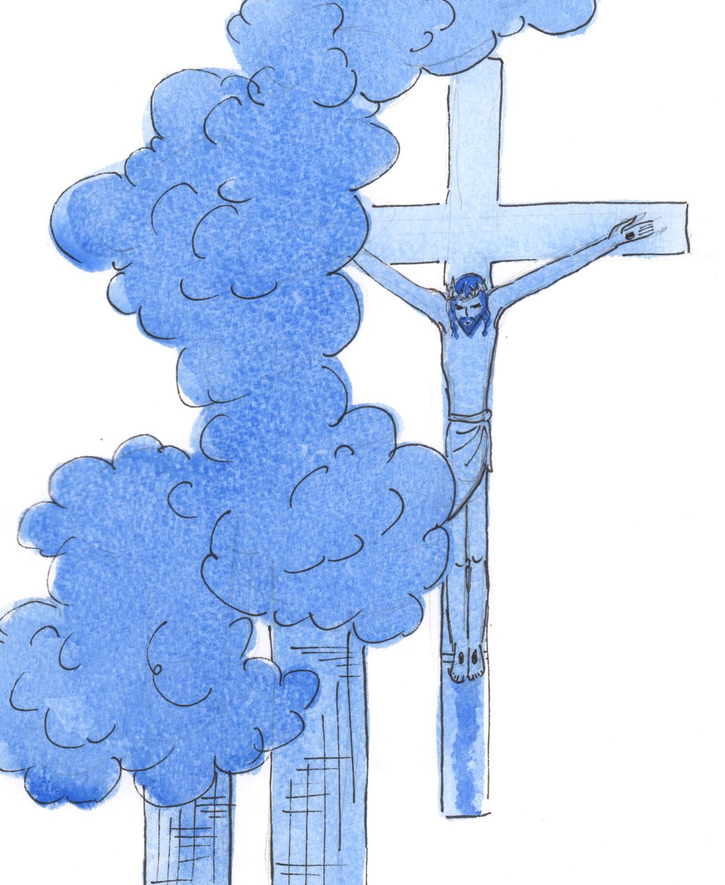 Cuando Cristo estaba colgado en la Cruz en tormento, era consciente de todas las tragedias humanas desde el principio hasta el final de la vida, incluidas las sufrimientos de los del 11/9 de Elizabeth Wang