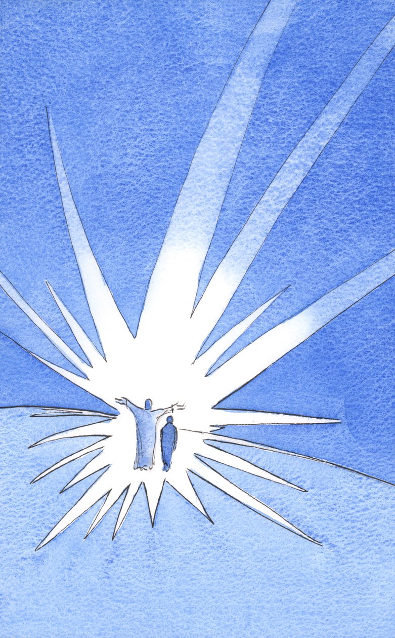 Cuando oramos con Cristo estamos protegidos por su luz y gloria, 2002 de Elizabeth Wang