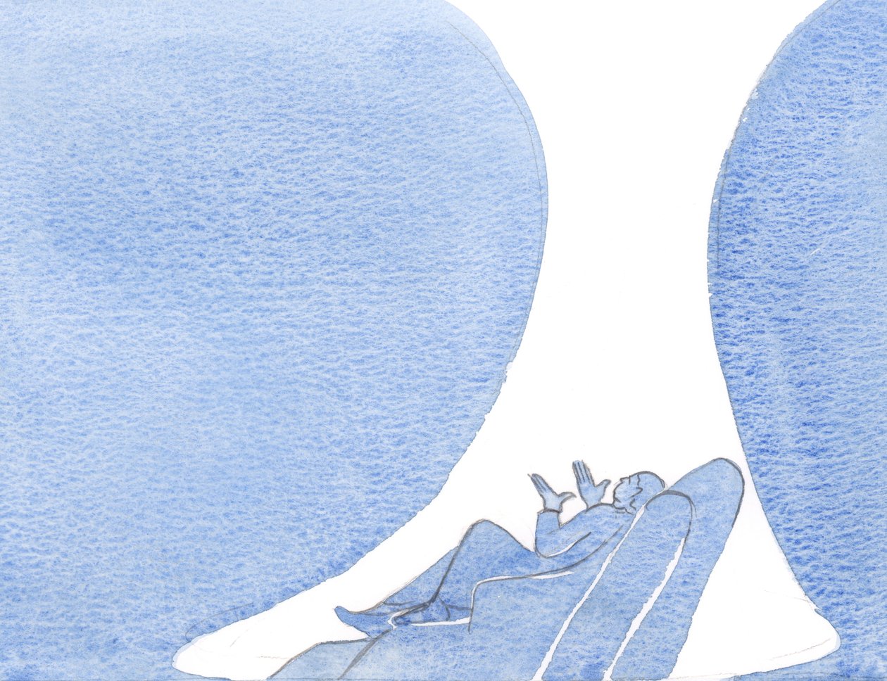Ya sea trabajando, orando o envuelto en dolor, descubrí que estaba acurrucado en Su amor, 2000 de Elizabeth Wang