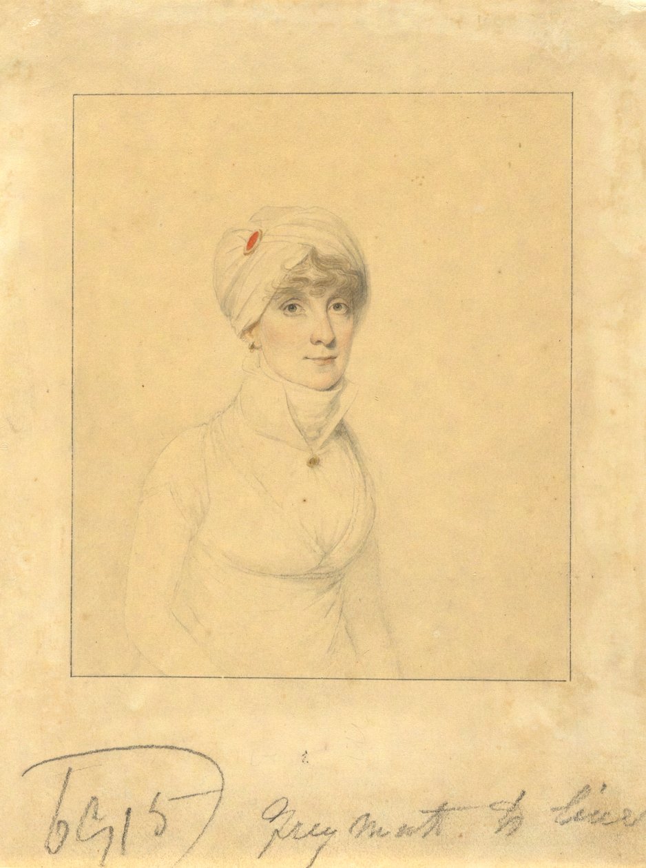 Faith Trumbull (hija del gobernador John Trumbull, Jr.; esposa de Daniel Wadsworth de Hartford) de Elkanah Tisdale