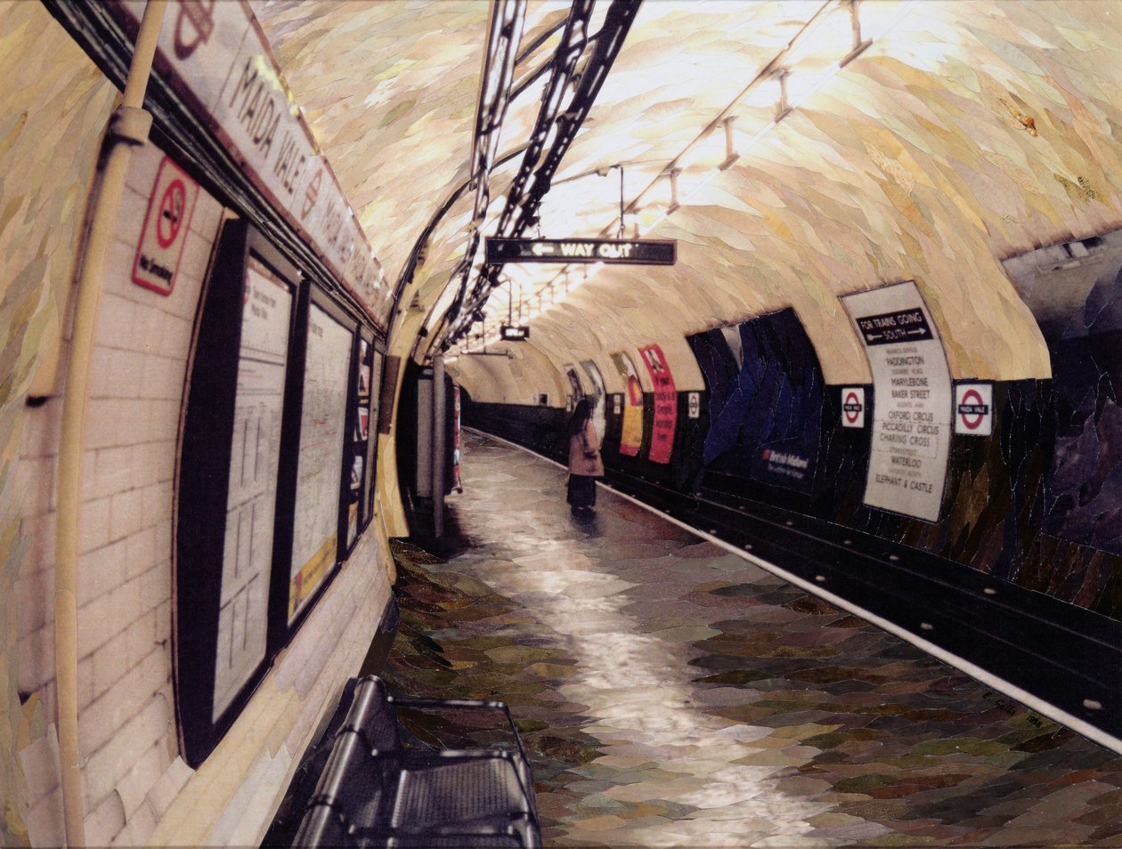 Esperando un tren hacia el sur, 1998 de Ellen Golla