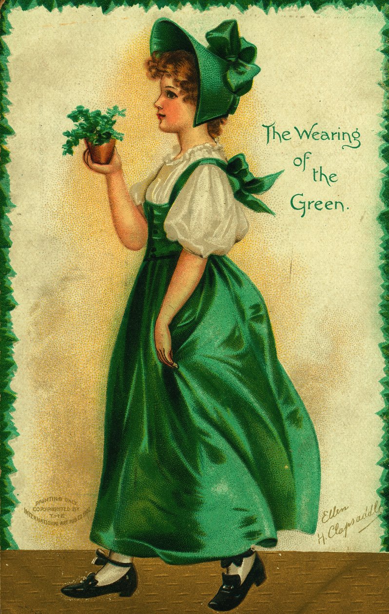 El uso del verde de Ellen Hattie Clapsaddle