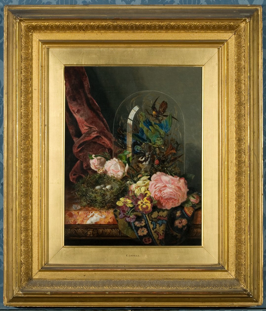 Rosas y naturaleza muerta de Ellen Ladell