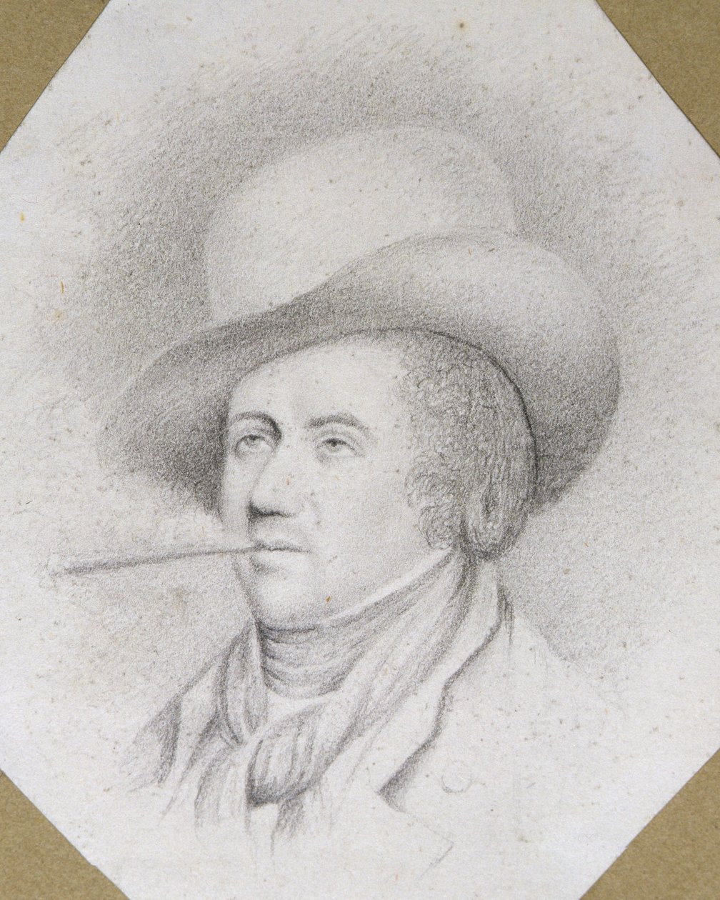 Retrato del Duque de Liancourt (1747-1827) después de una pintura de James Sharples (c.1751-1811) de Ellen Sharples