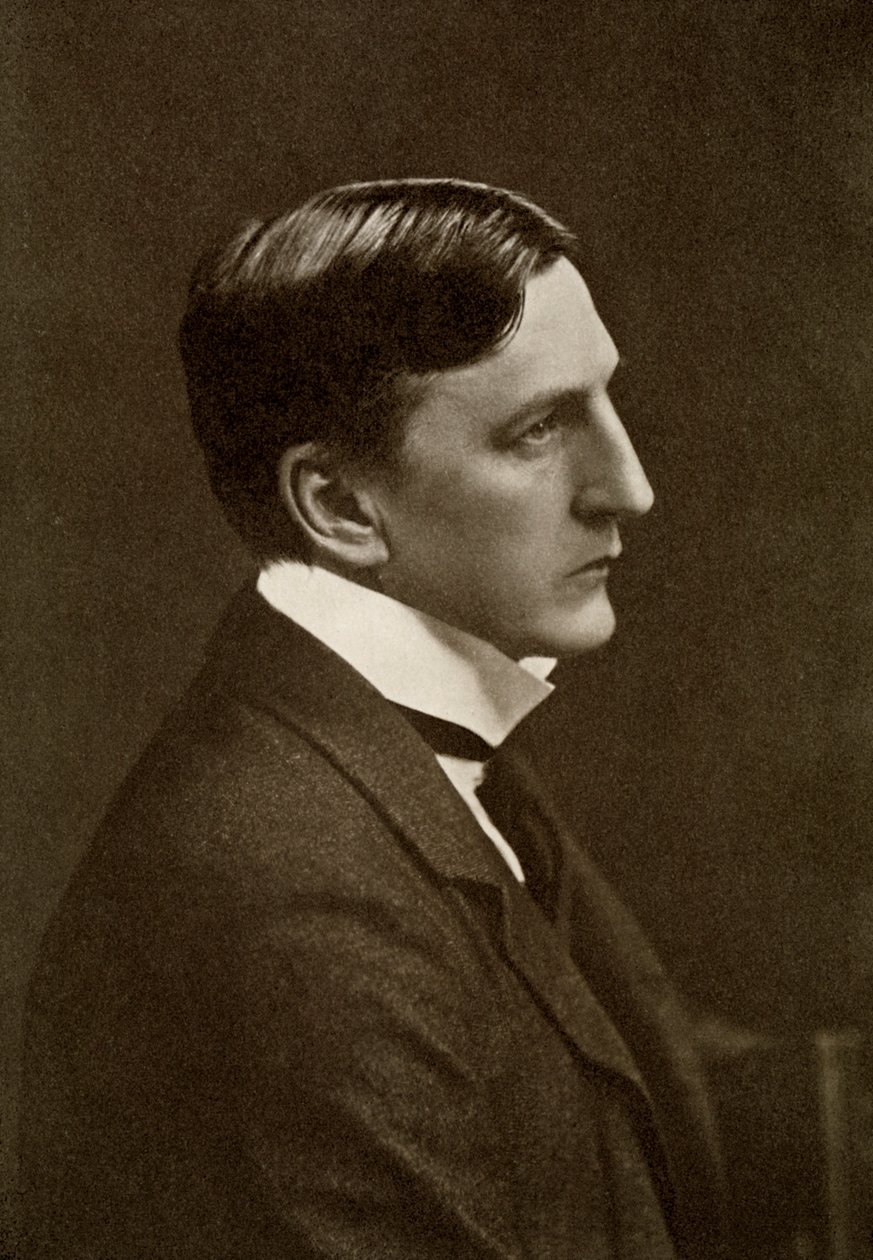 Alfred Edward Woodley Mason, autor británico, 1910 de Elliott and Fry