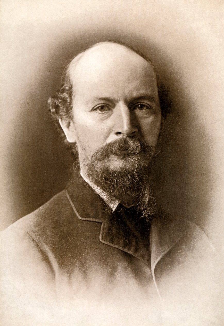Algernon Charles Swinburne, poeta inglés de la era victoriana, 1909 de Elliott and Fry