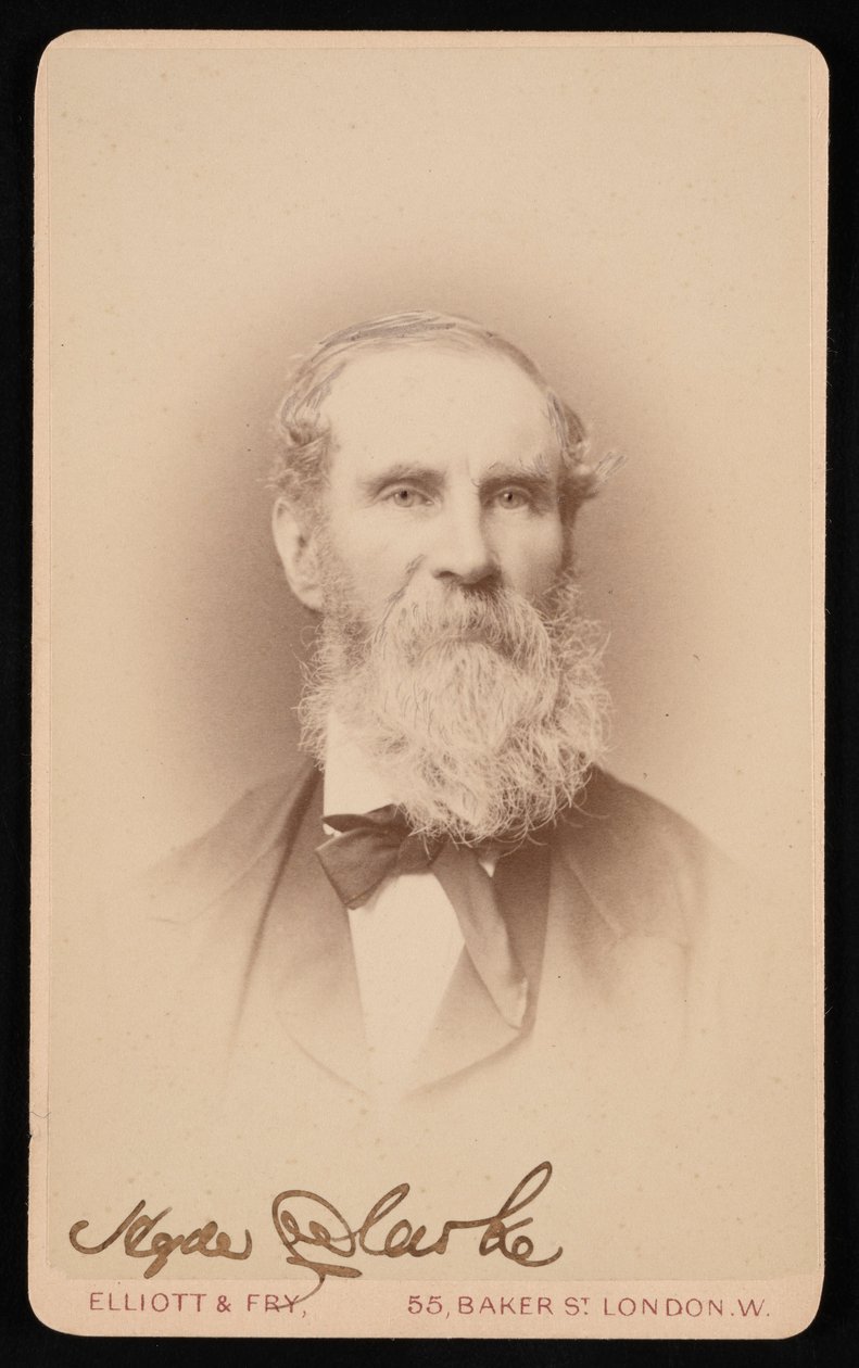 Retrato de Hyde Clarke 1815-1895 de Elliott and Fry
