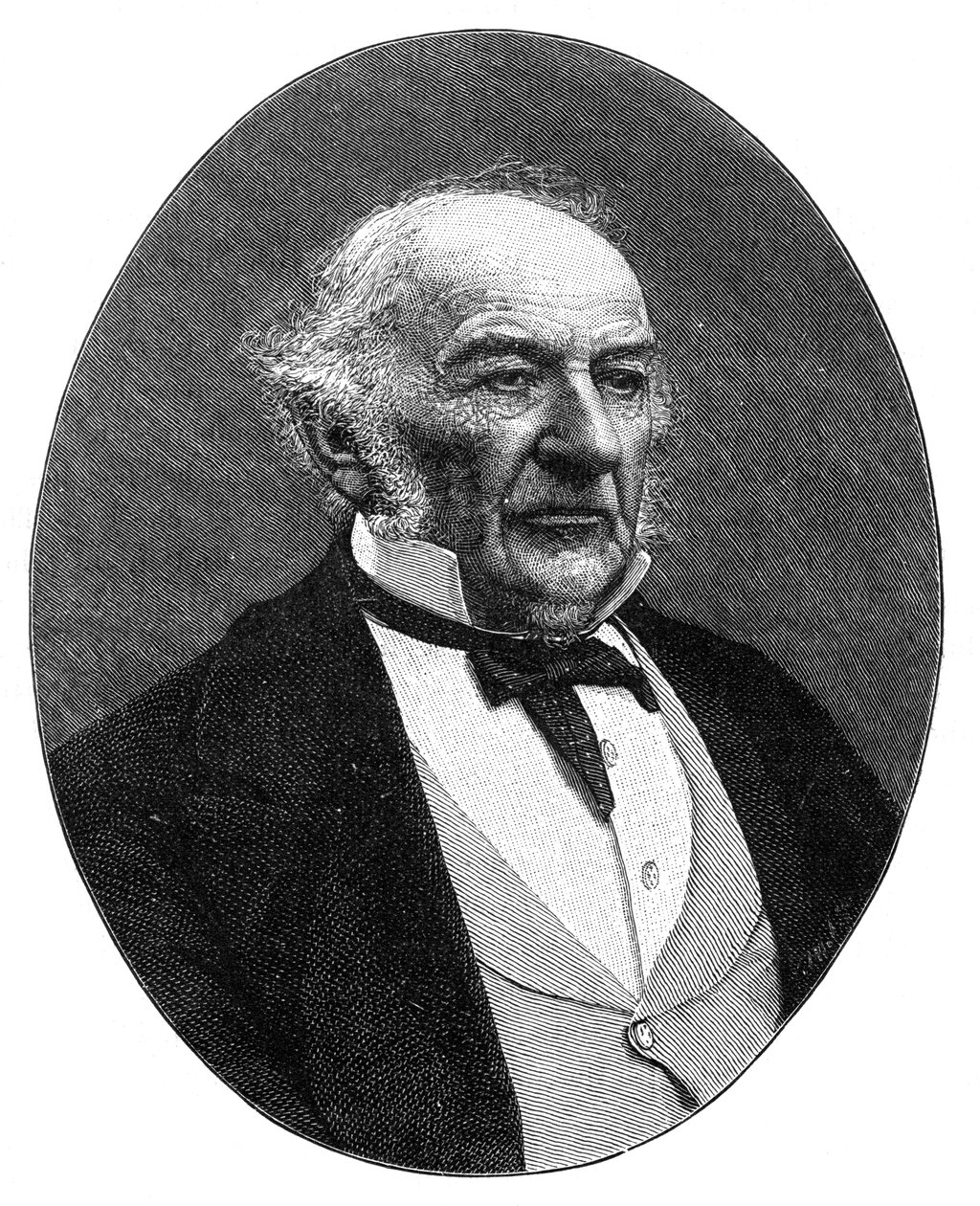 William Ewart Gladstone, estadista y primer ministro del Partido Liberal Británico, c1890 de Elliott and Fry