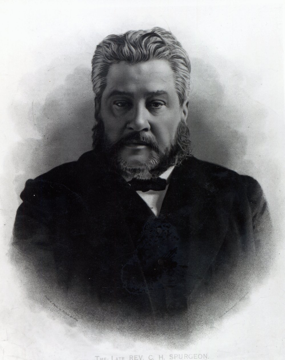 Reverendo Charles Haddon Spurgeon, después de una fotografía de Elliot und Fry de Elliott und Fry Studio