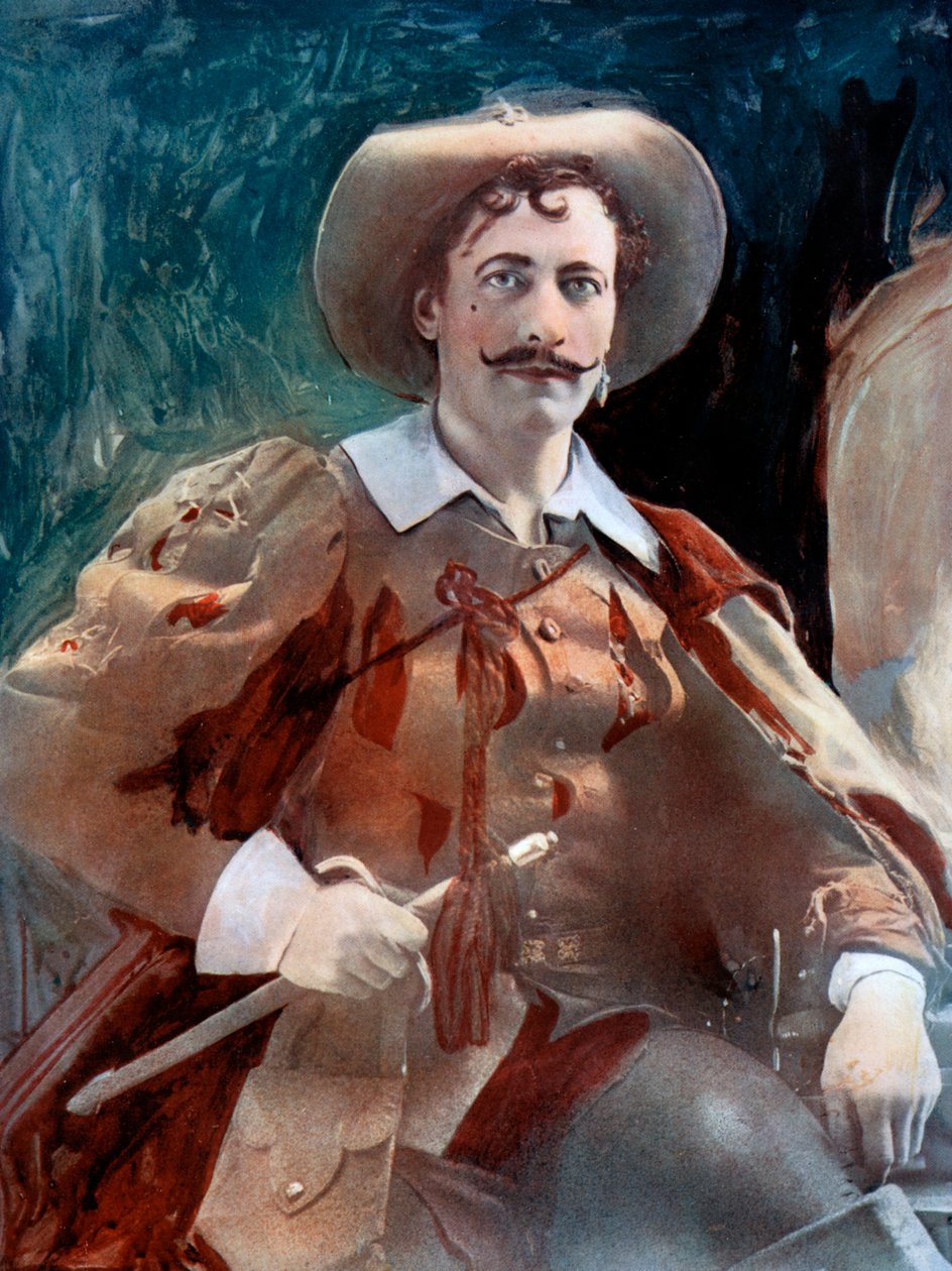 Lewis Waller en Los Tres Mosqueteros, c1902 de Ellis and Walery