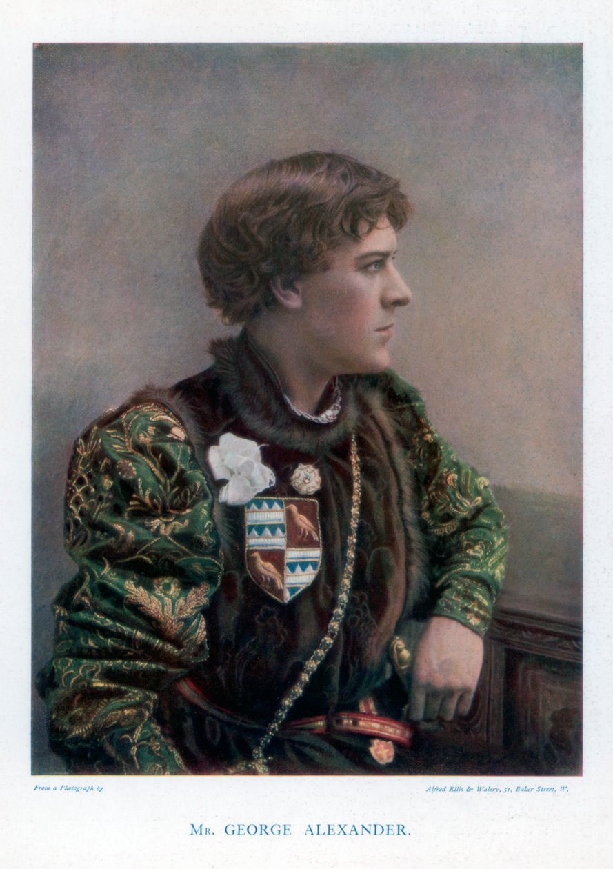 Sir George Alexander, actor y director de teatro inglés, 1901 de Ellis and Walery