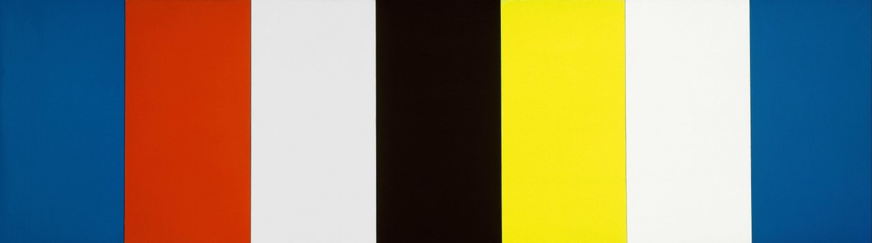Rojo Amarillo Azul Blanco y Negro de Ellsworth Kelly