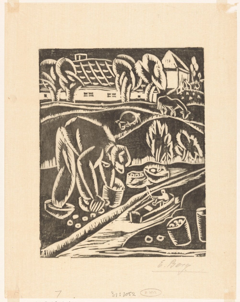 Granja de Else Berg (signed by artist)