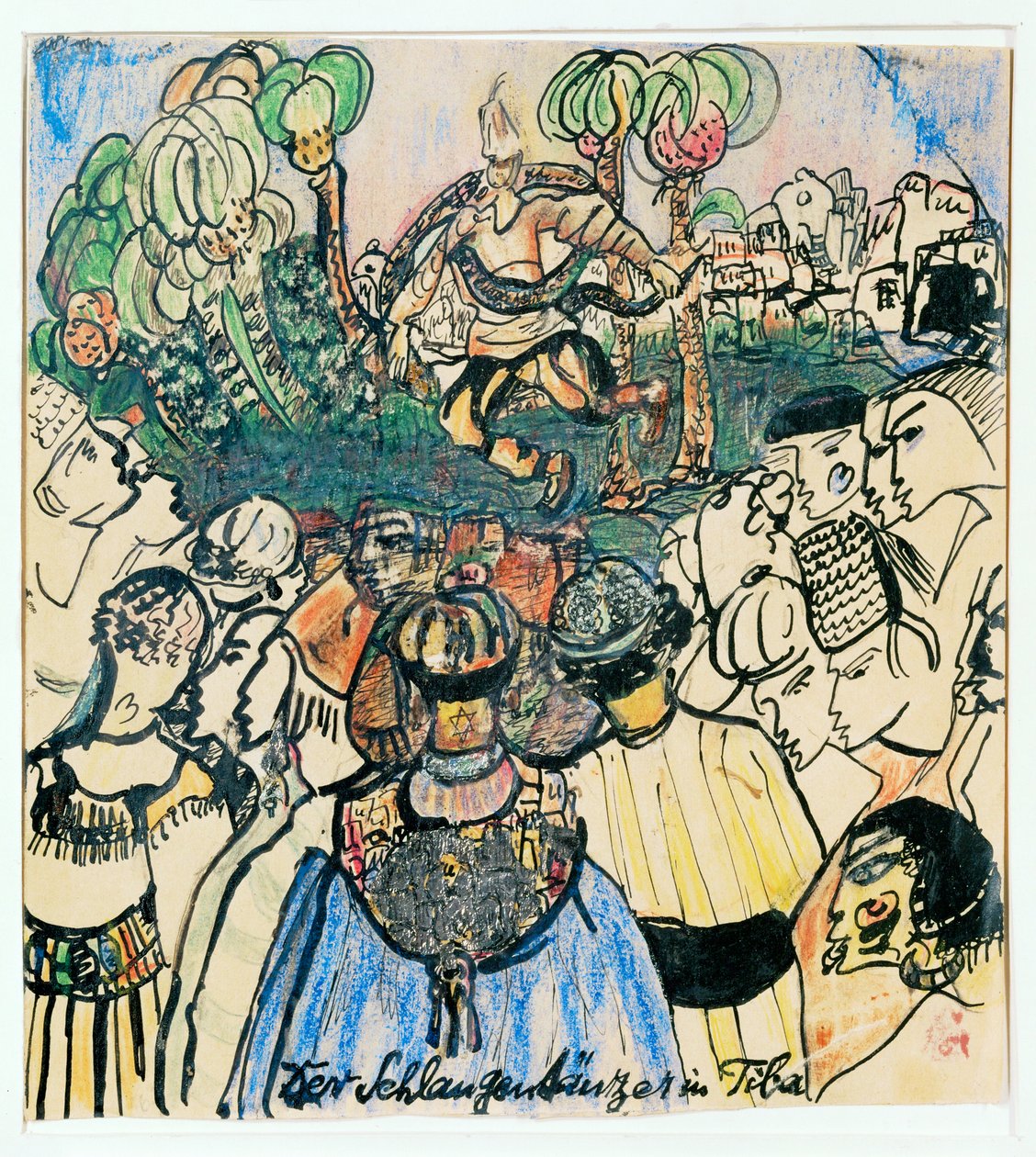 Der Schlangentaenzer in Tiba - El bailarín serpiente en Tiba ... de Else Lasker Schüler