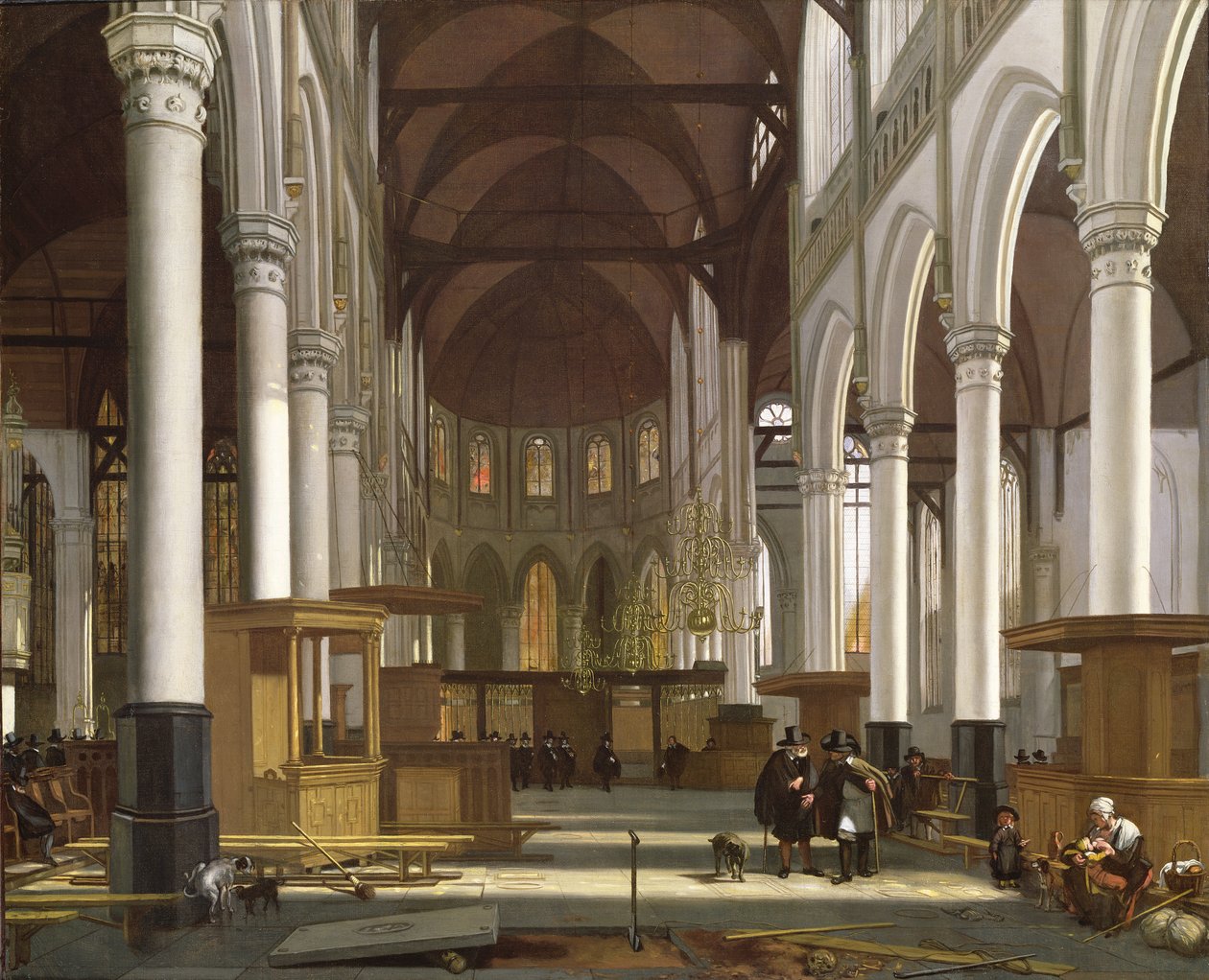 Interior de Iglesia de Emanuel de Witte