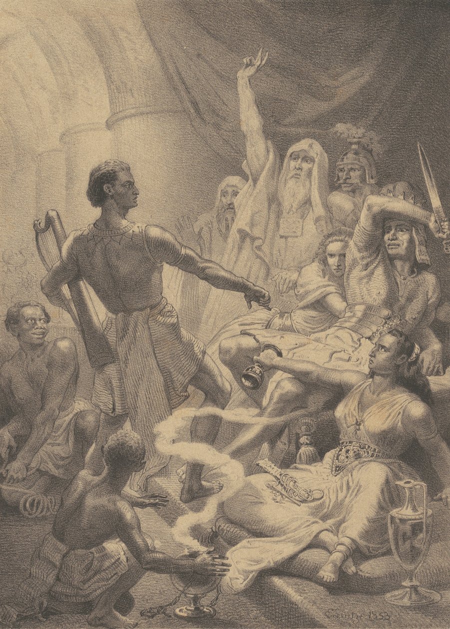 David Tocando ante Saúl de Emanuel Gottlieb Leutze
