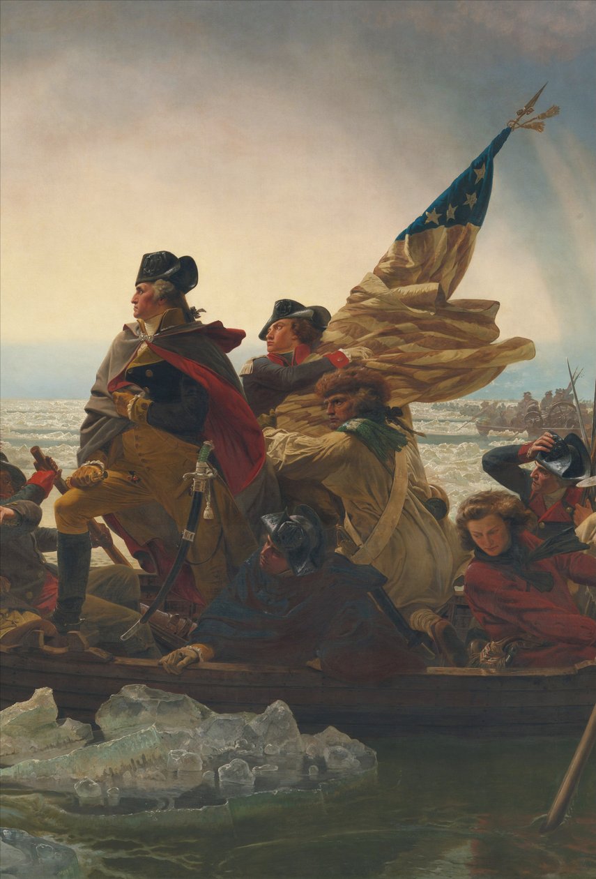 Washington cruzando el río Delaware, 25 de diciembre de 1776 de Emanuel Gottlieb Leutze