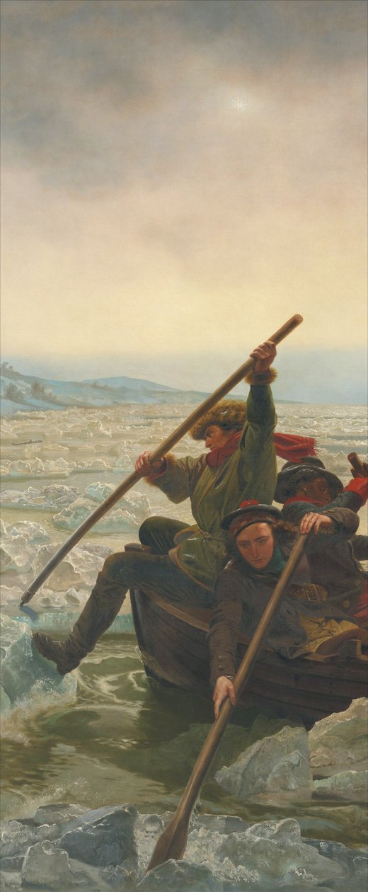 Washington cruzando el río Delaware, 25 de diciembre de 1776 de Emanuel Gottlieb Leutze