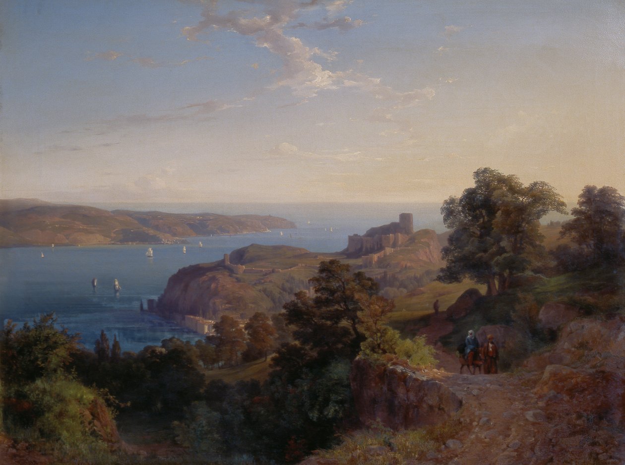 La desembocadura del Bósforo (Yoros Kalesi) de Emanuel Stöckler