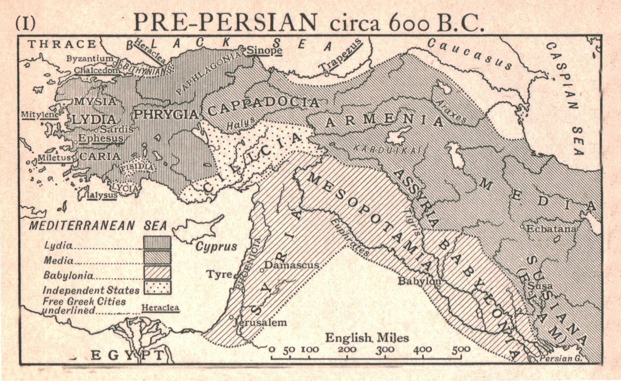 Pre-Persa, circa 600 a.C. de Emery Walker Ltd