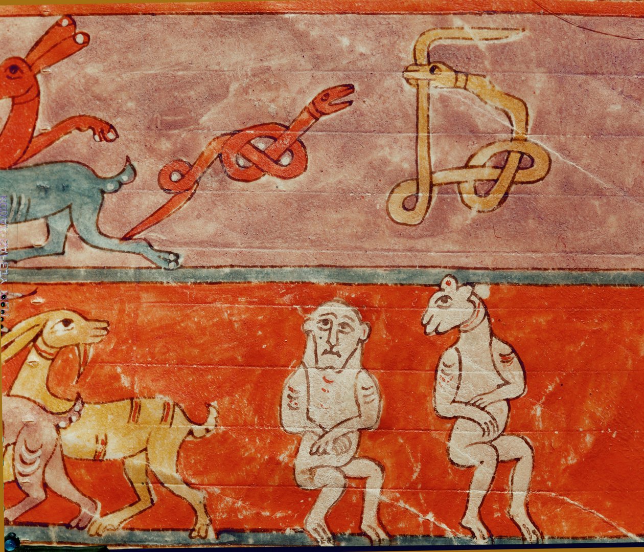 Animales dentro del Arca de Emeterio the Monk and Nun