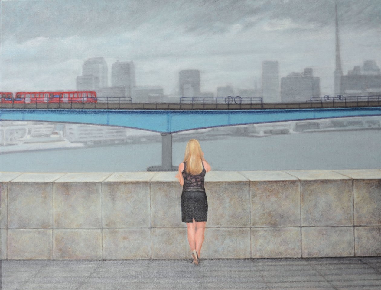 Ring tone, 2012 (óleo sobre lienzo) de Emiko Aida