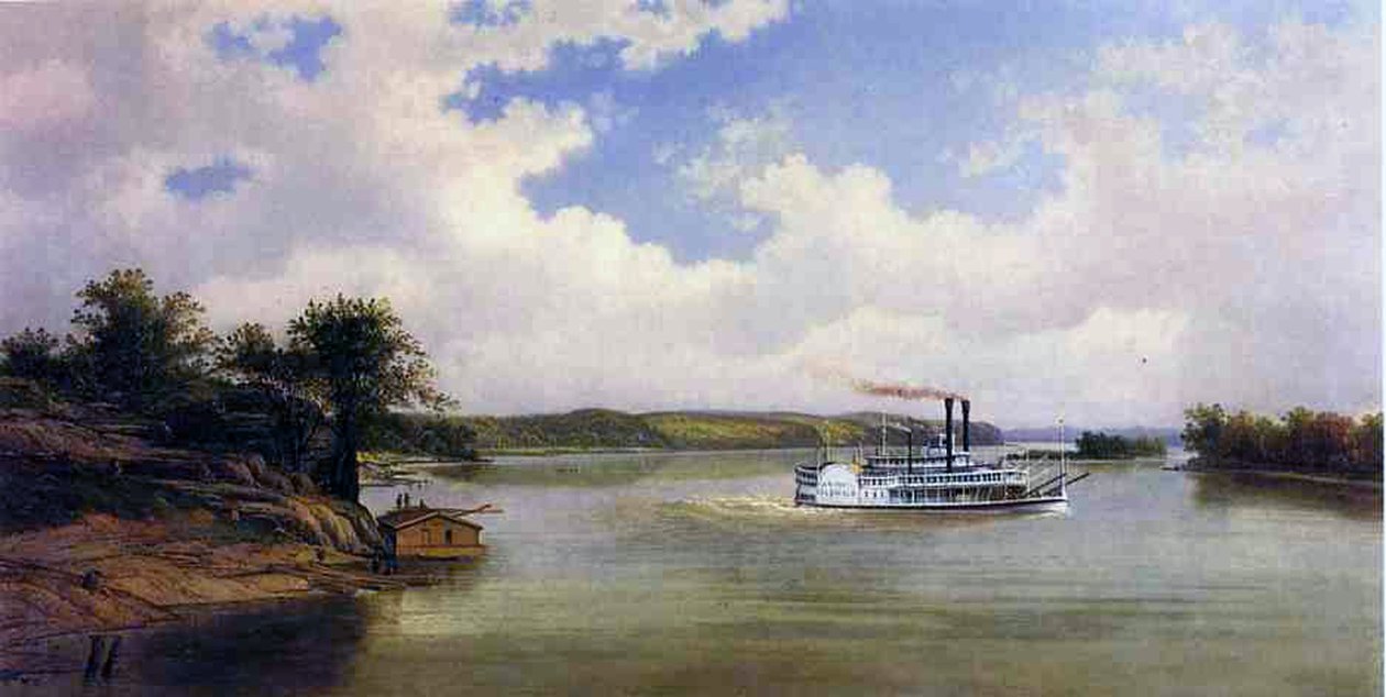 Barco de vapor, 1881 de Emil Bott