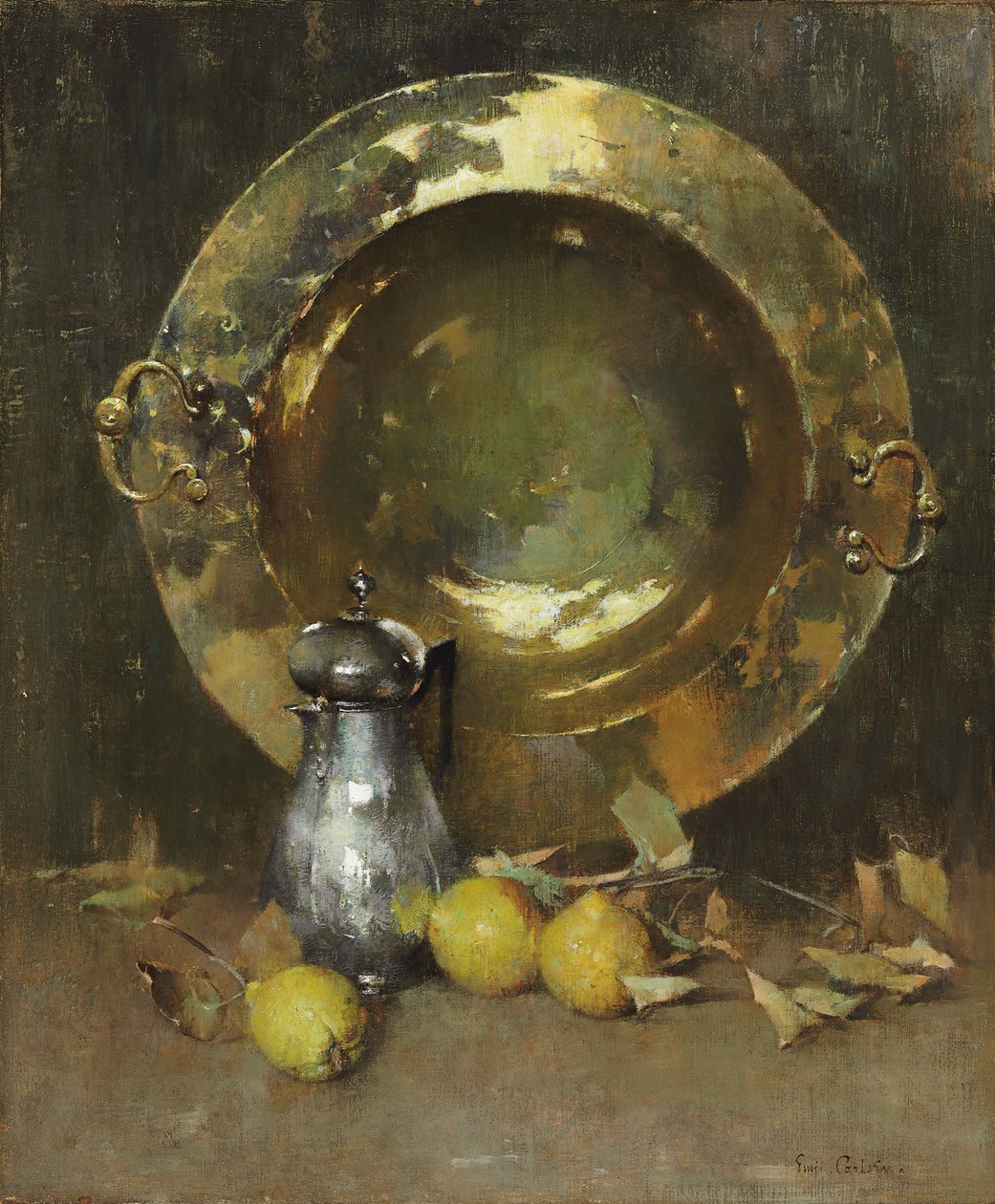 Naturaleza muerta, c.1918 de Emil Carlsen