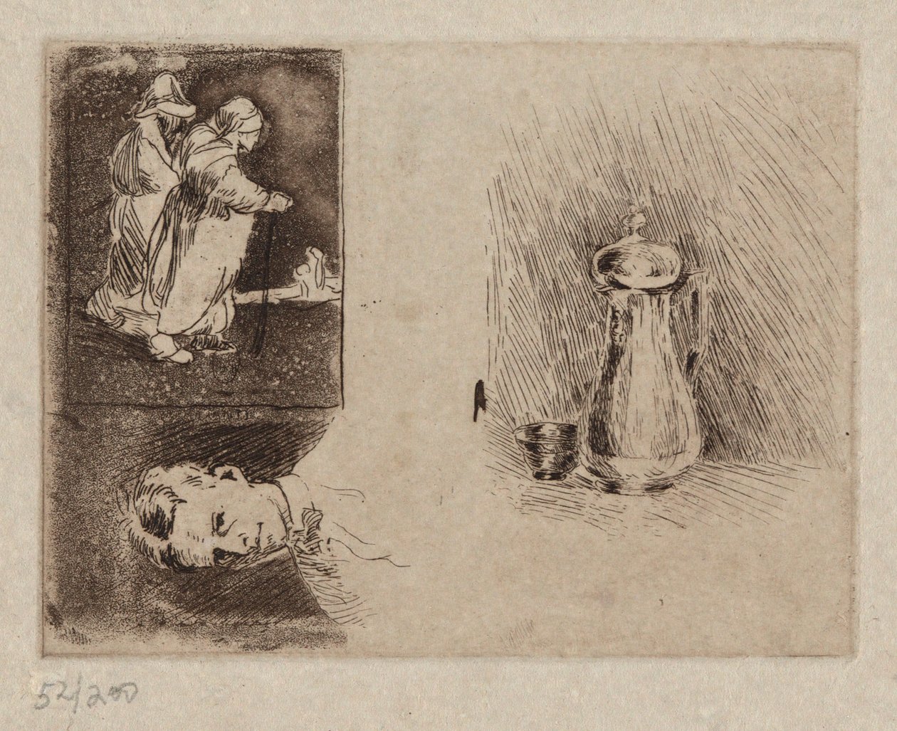tres estudios de Emil Carlsen