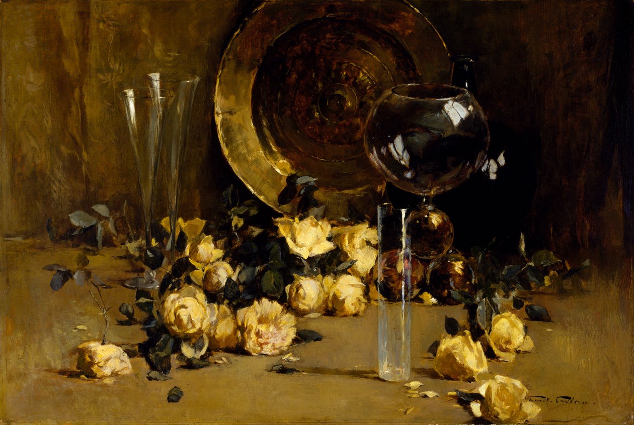 Rosas Amarillas de Emil Carlsen