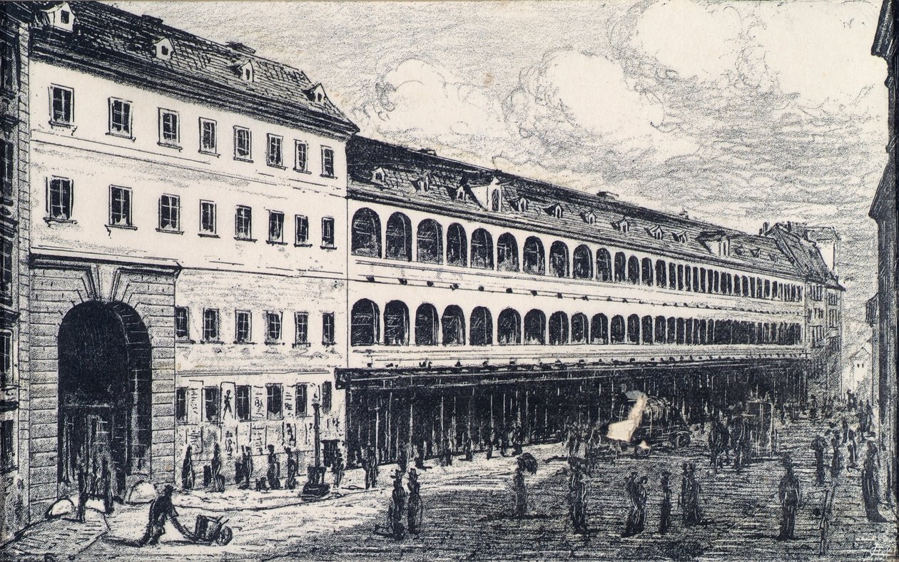 Los cuarteles de Salzgries en Viena de Emil Hütter