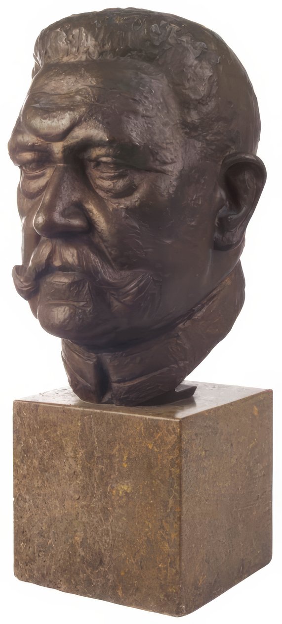 1. GUERRA MUNDIAL, histórica, primera, guerra, cabeza de bronce de Paul von Hindenburg de Emil Jungblut