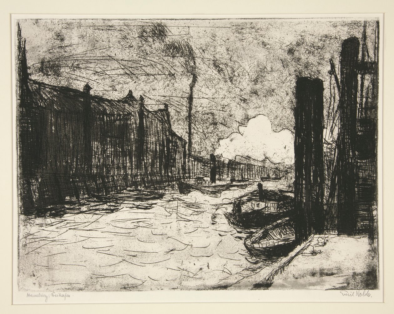 Hamburgo, Freeport (Puerto de Hamburgo) de Emil Nolde