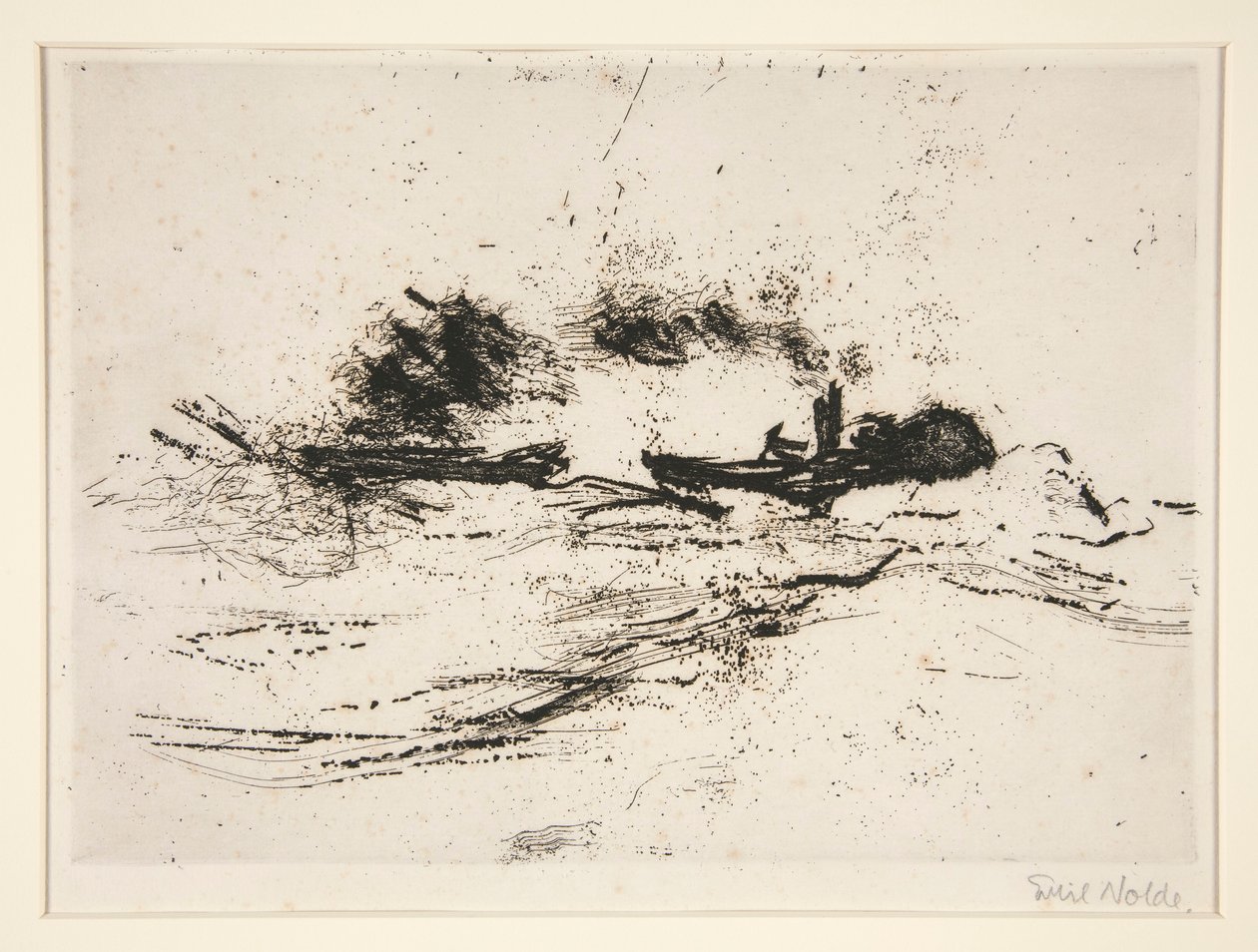 remolcador de Emil Nolde