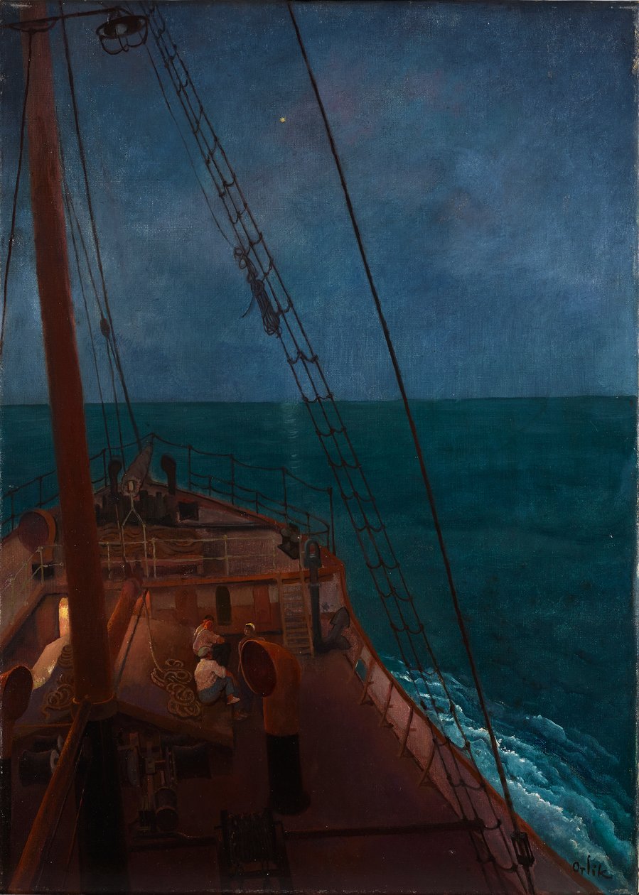 Crucero nocturno por el Mediterráneo de Emil Orlik