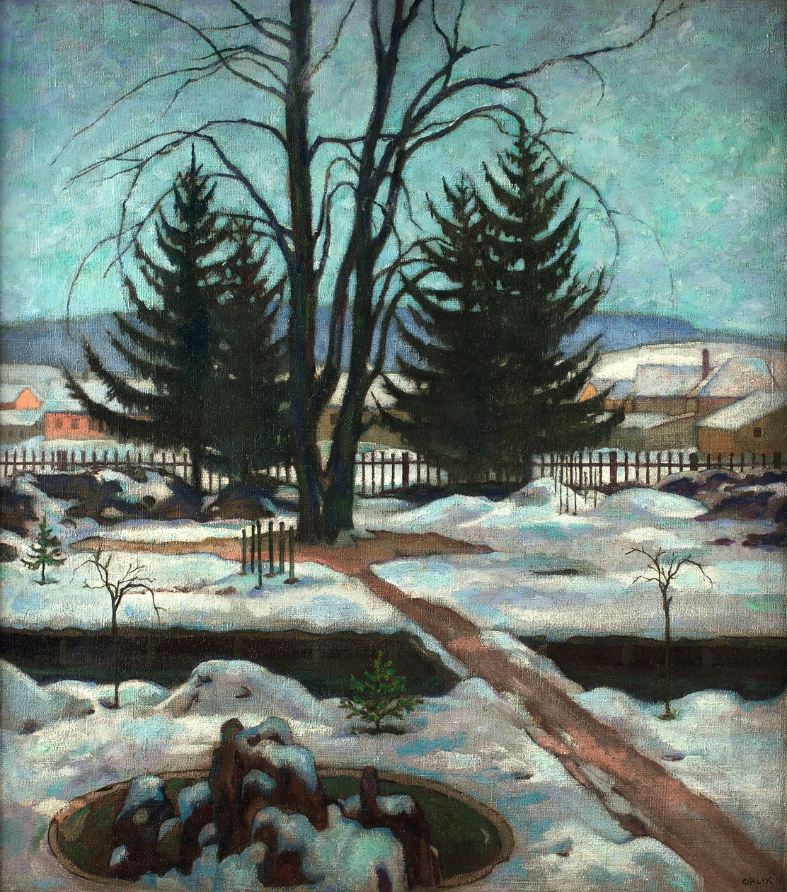 Invierno de Emil Orlik