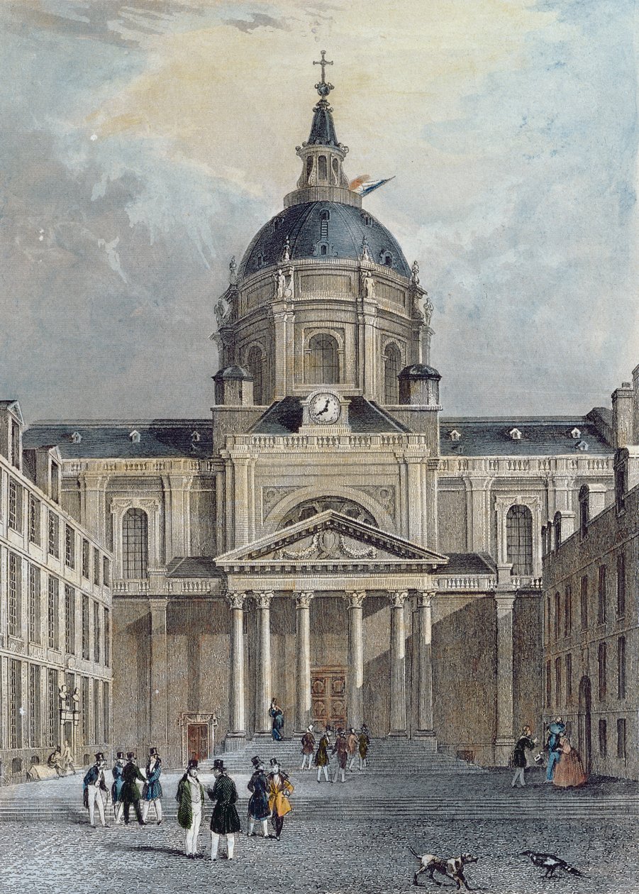 El patio de la Sorbona, mediados del siglo XIX de Emile and Rouergue Rouergue