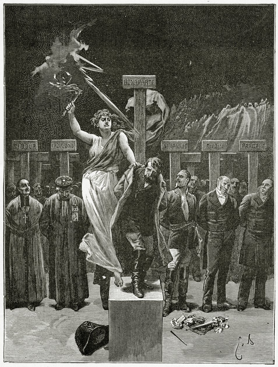 Les Châtiments, siglo XIX de Emile Antoine Bayard