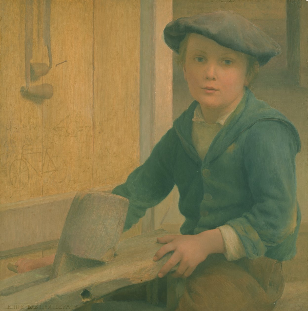 El Joven Artesano (El Joven Mecánico) 1901 de Emile Bastien Lepage