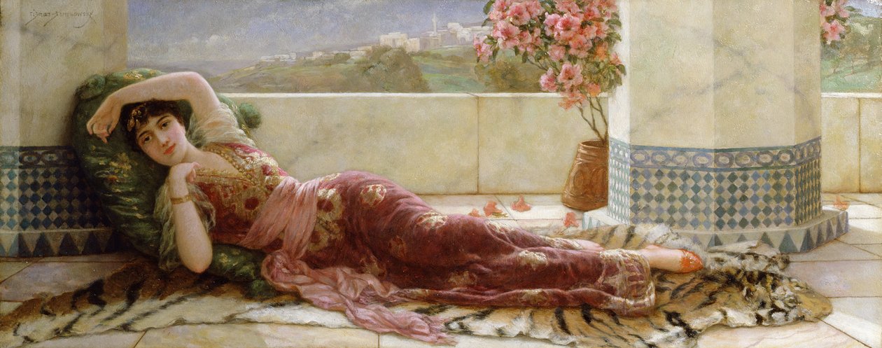Chica Clásica Reclinada de Emile Eismann Semenowski