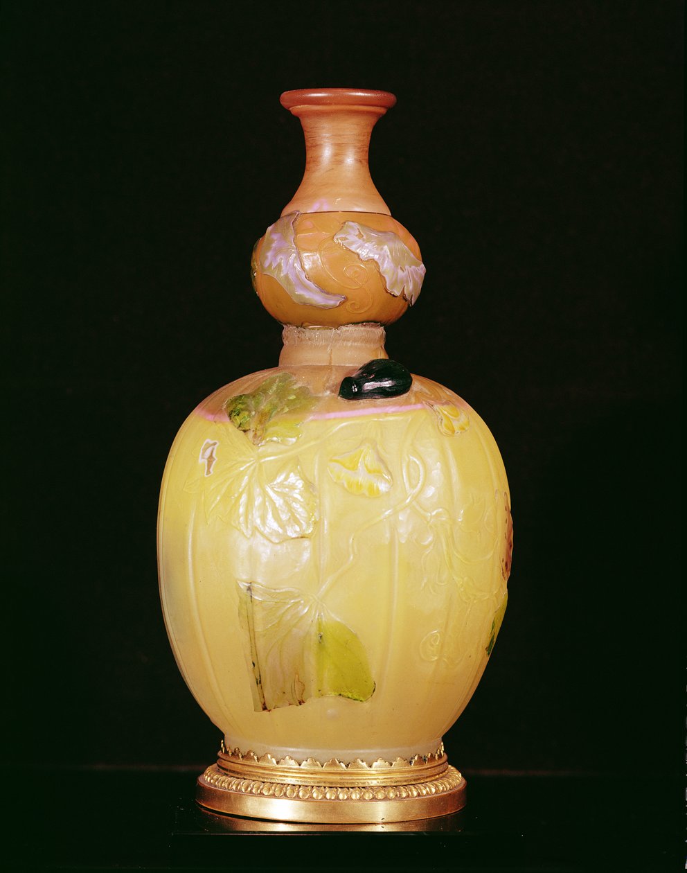 Jarrón amarillo de Emile Galle