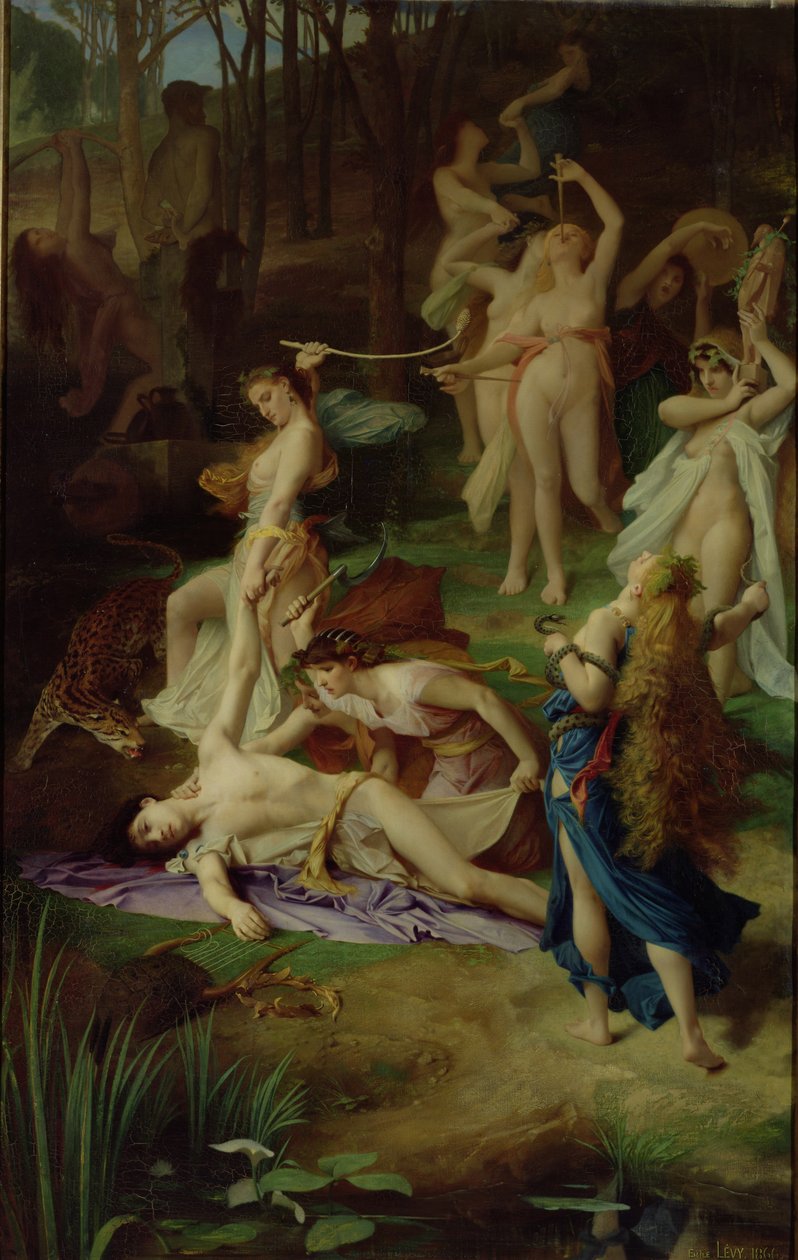 La muerte de Orfeo de Emile Levy