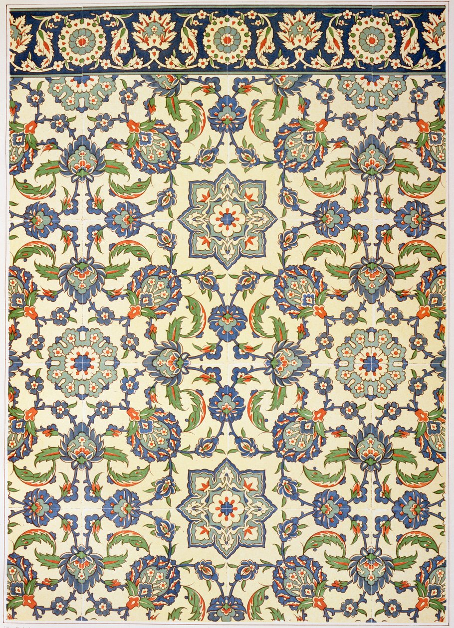 Azulejos de pared de Qasr Rodouan, de 